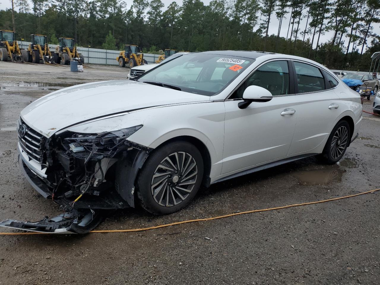 Lot #3285498856 2021 HYUNDAI SONATA HYB