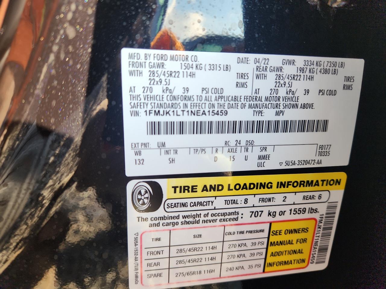 FORD EXPEDITION MAX PLATINUM