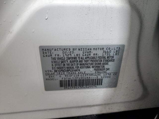 2023 NISSAN KICKS SV 3N1CP5CV9PL514474