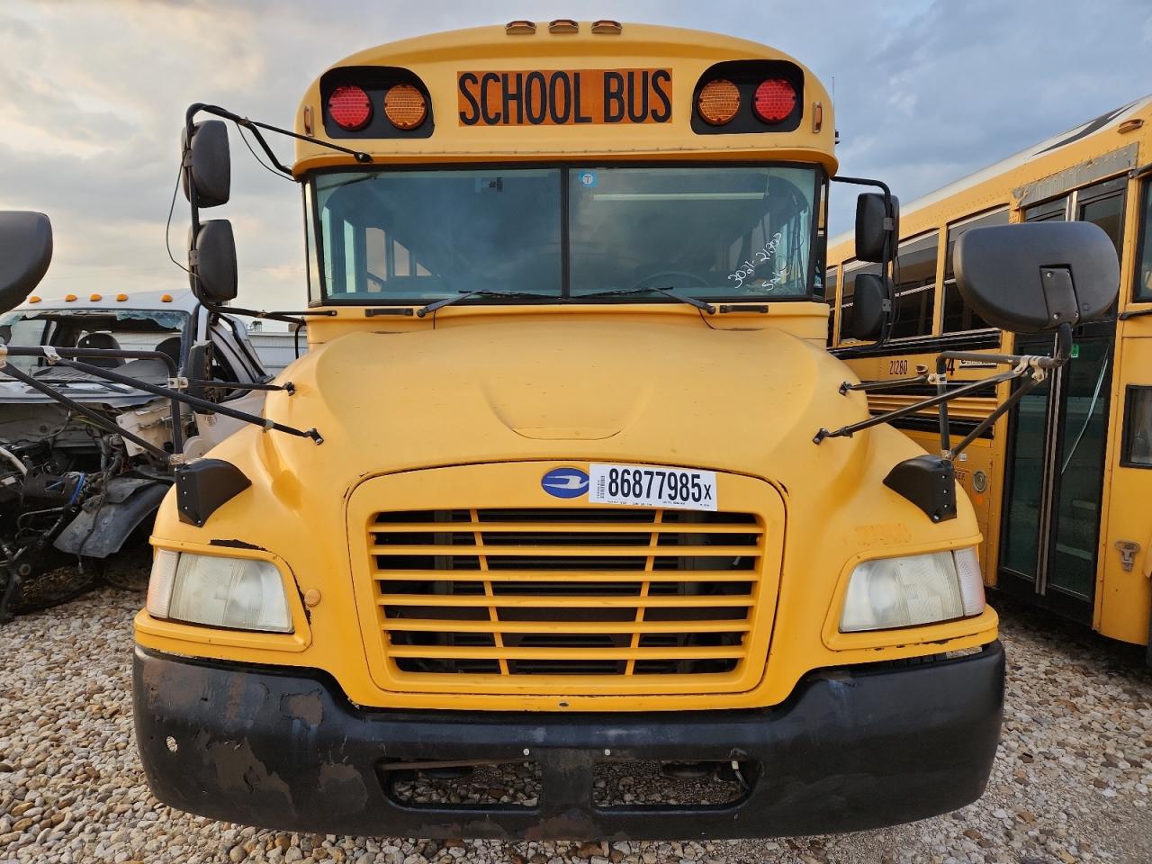 Lot #3305292307 2012 BLUE BIRD SCHOOL BUS