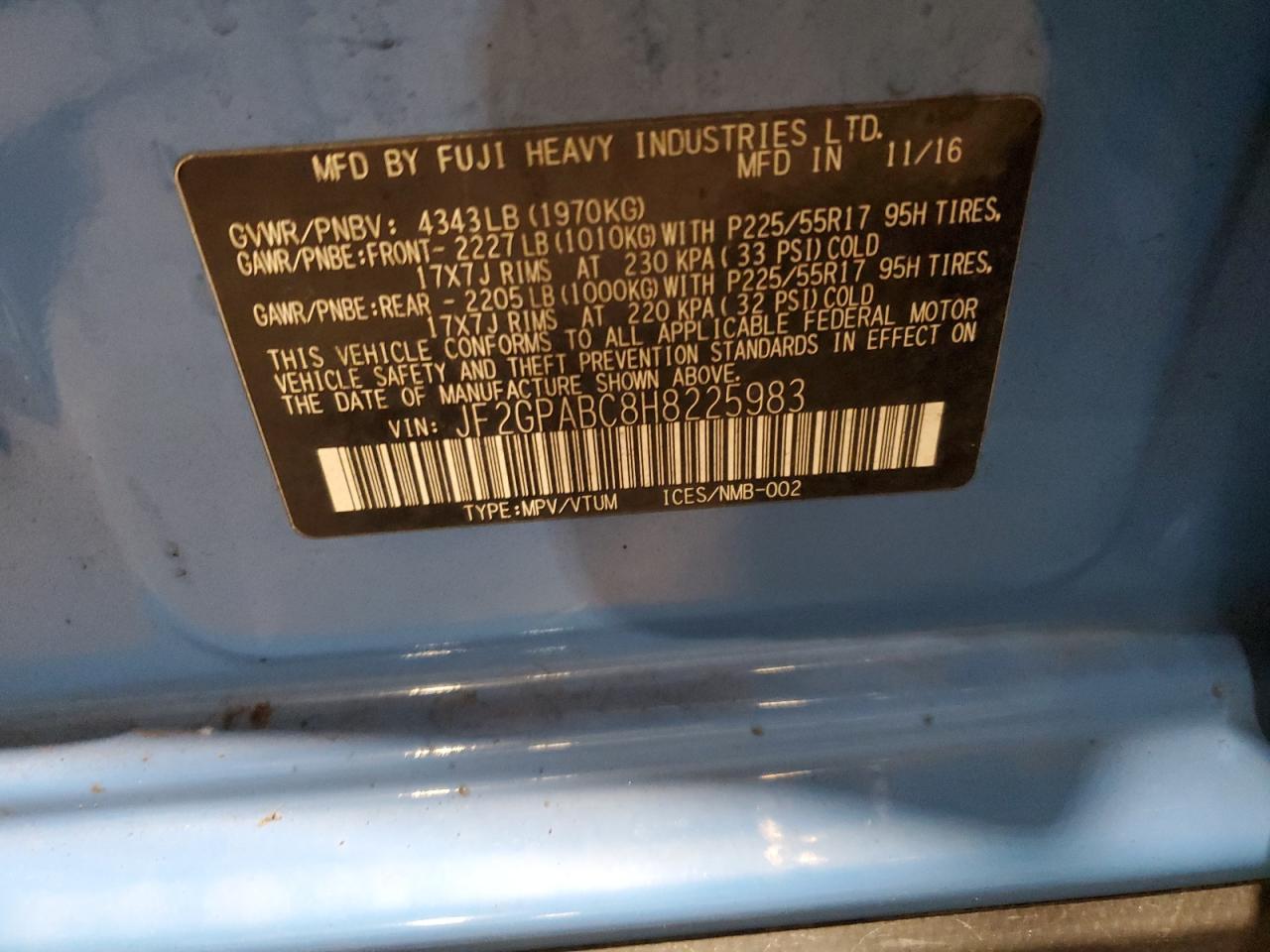 SUBARU CROSSTREK PREMIUM