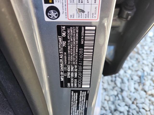 2015 MERCEDES-BENZ S550 WDDUG8FB8FA116088