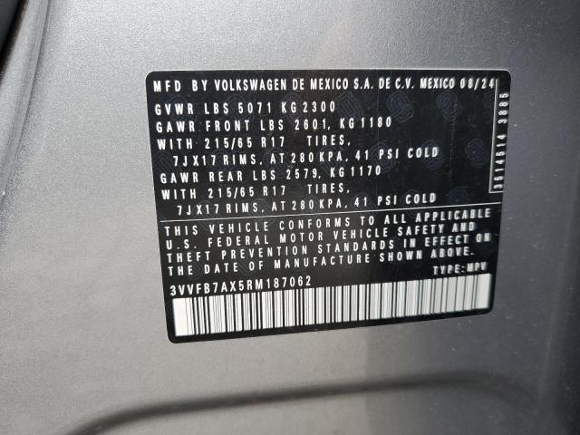 2024 VOLKSWAGEN TIGUAN S 3VVFB7AX5RM187062