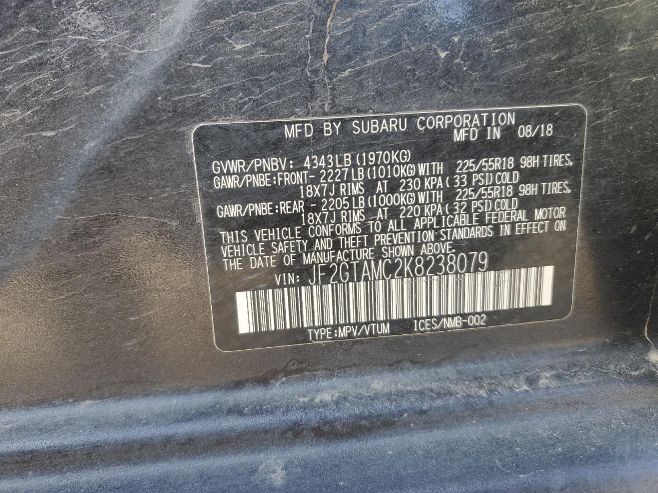 SUBARU CROSSTREK LIMITED