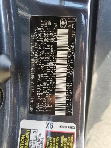 2015 TOYOTA COROLLA L #3279736929