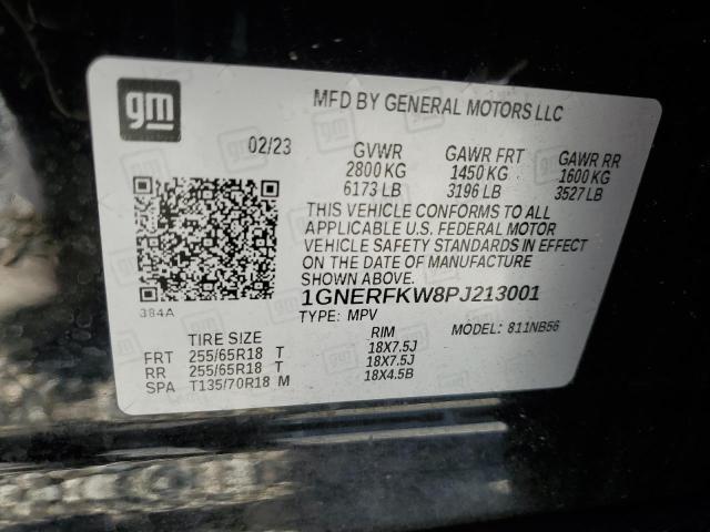 2023 CHEVROLET TRAVERSE L 1GNERFKW8PJ213001