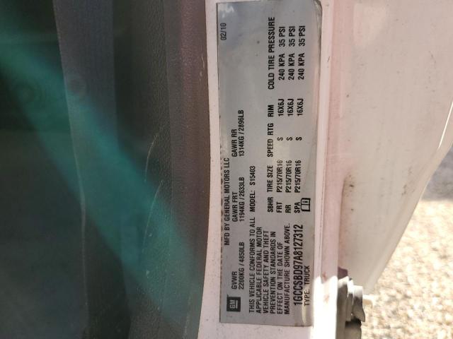 2010 CHEVROLET COLORADO - 1GCCSBD97A8127312
