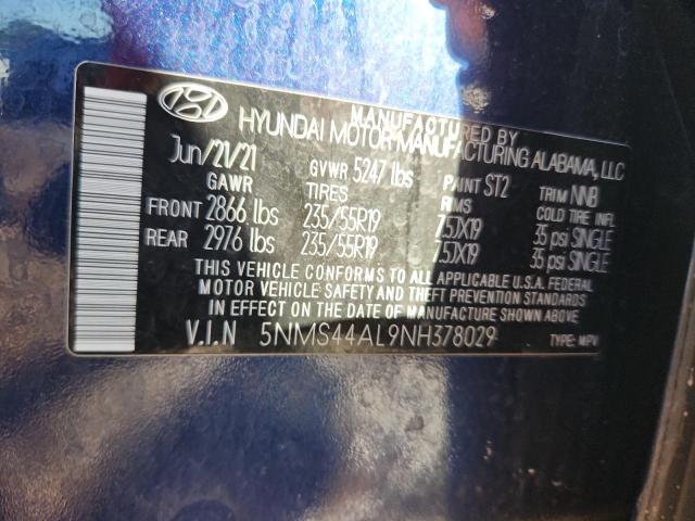 2022 HYUNDAI SANTA FE L #3283976816