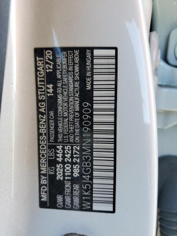 2021 MERCEDES-BENZ CLA 250 - W1K5J4GB3MN190909