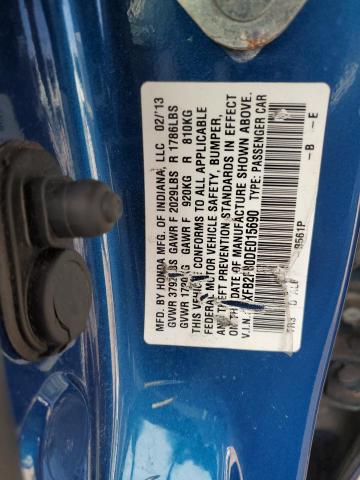 2013 HONDA CIVIC EX #3286664287