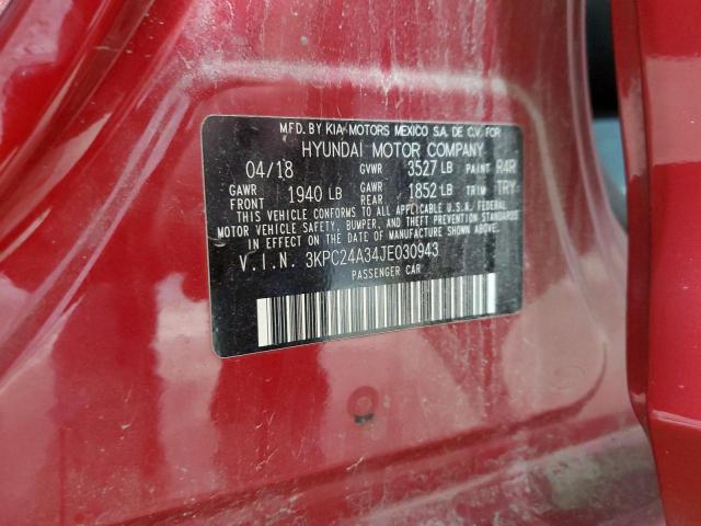 2018 HYUNDAI ACCENT SE - 3KPC24A34JE030943