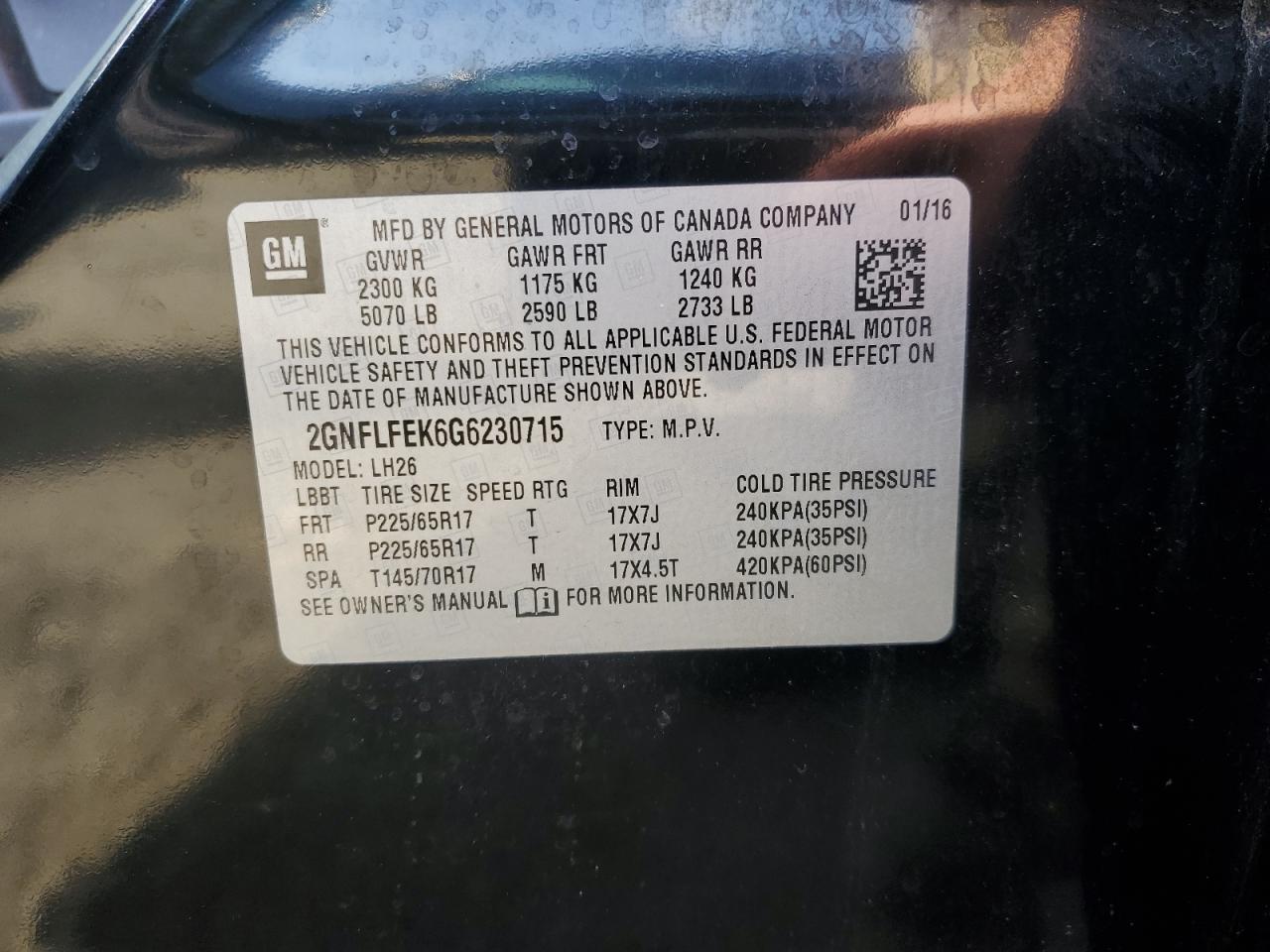 CHEVROLET EQUINOX LT