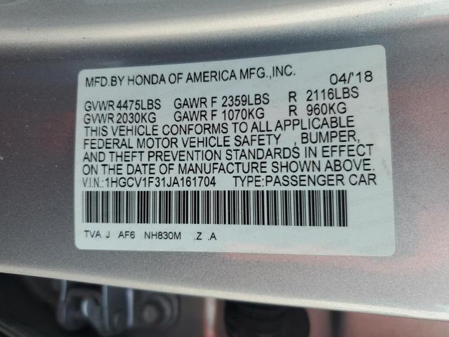 2018 HONDA ACCORD SPO - 1HGCV1F31JA161704