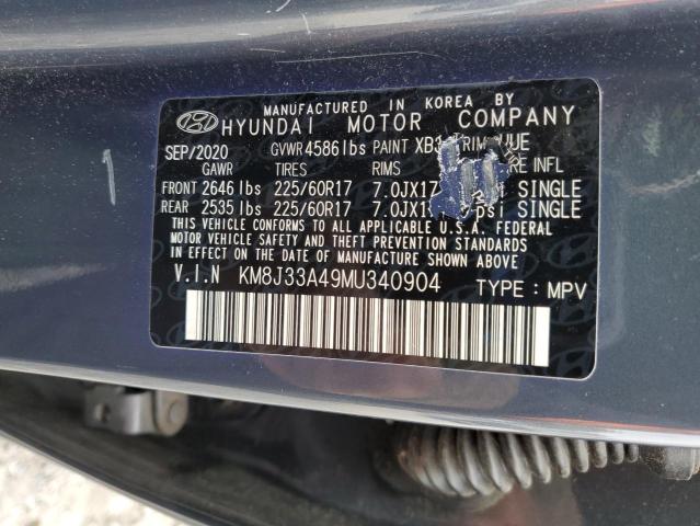 2021 HYUNDAI TUCSON LIM #3301970416