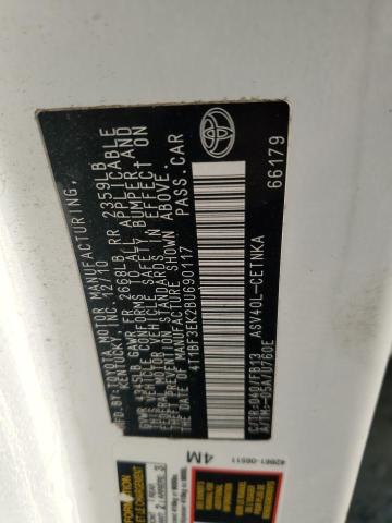 2011 TOYOTA CAMRY BASE - 4T1BF3EK2BU690117