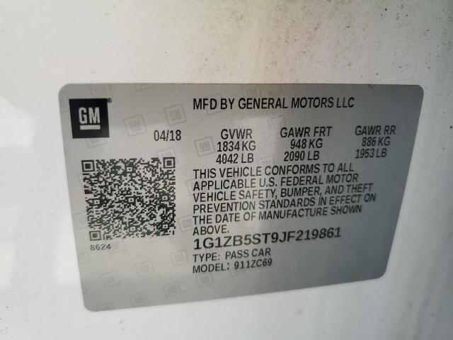 2018 CHEVROLET MALIBU LS #3297000837
