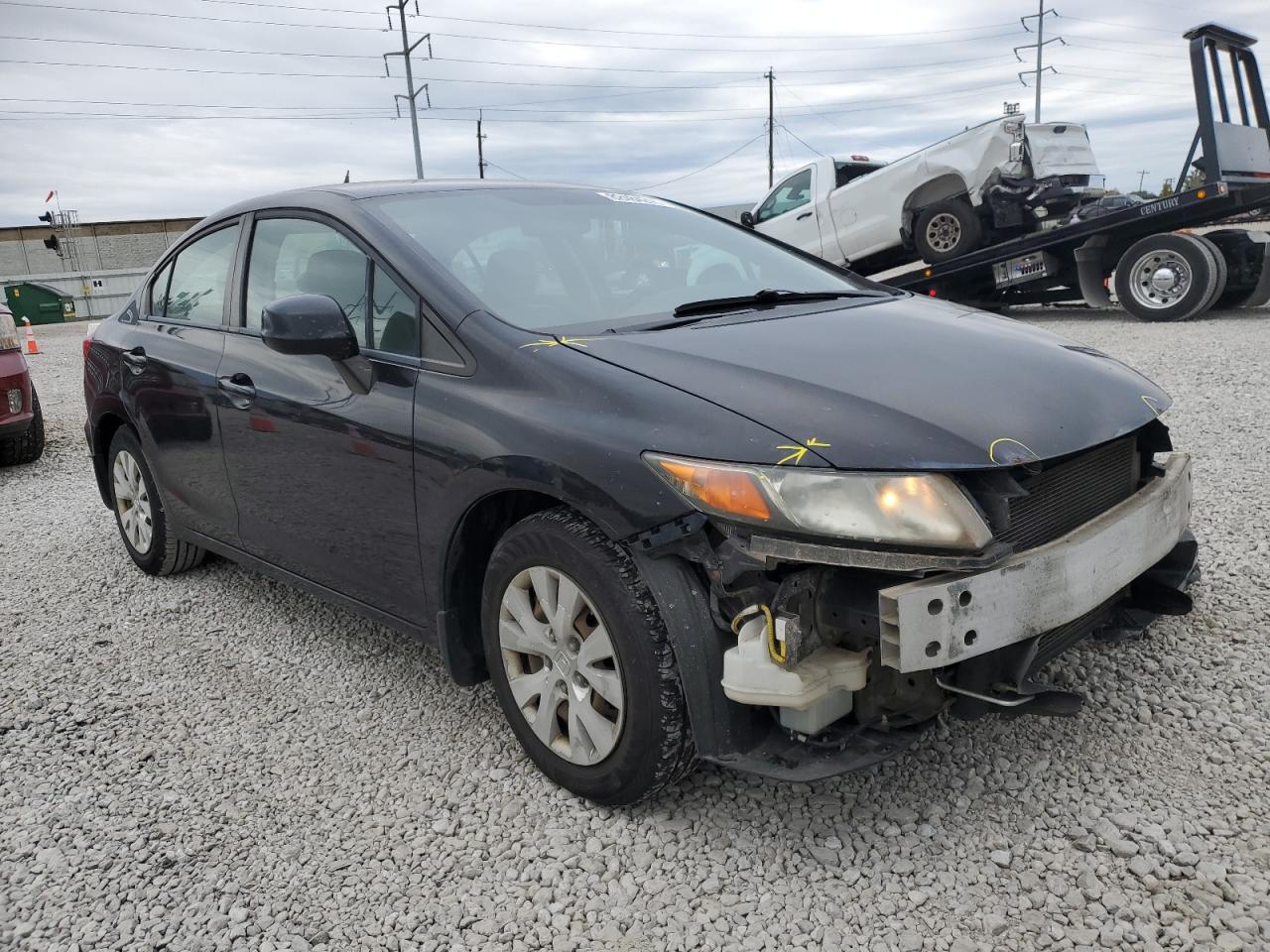 Lot #3302795891 2012 HONDA CIVIC LX