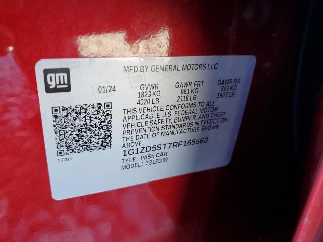 2024 CHEVROLET MALIBU LT - 1G1ZD5ST7RF165563