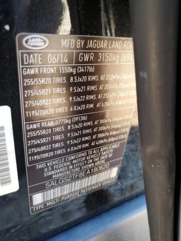 2014 LAND ROVER RANGE ROVE #3265879222