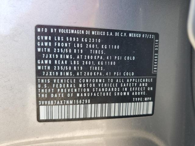 2022 VOLKSWAGEN TIGUAN SE - 3VV8B7AX7NM156298