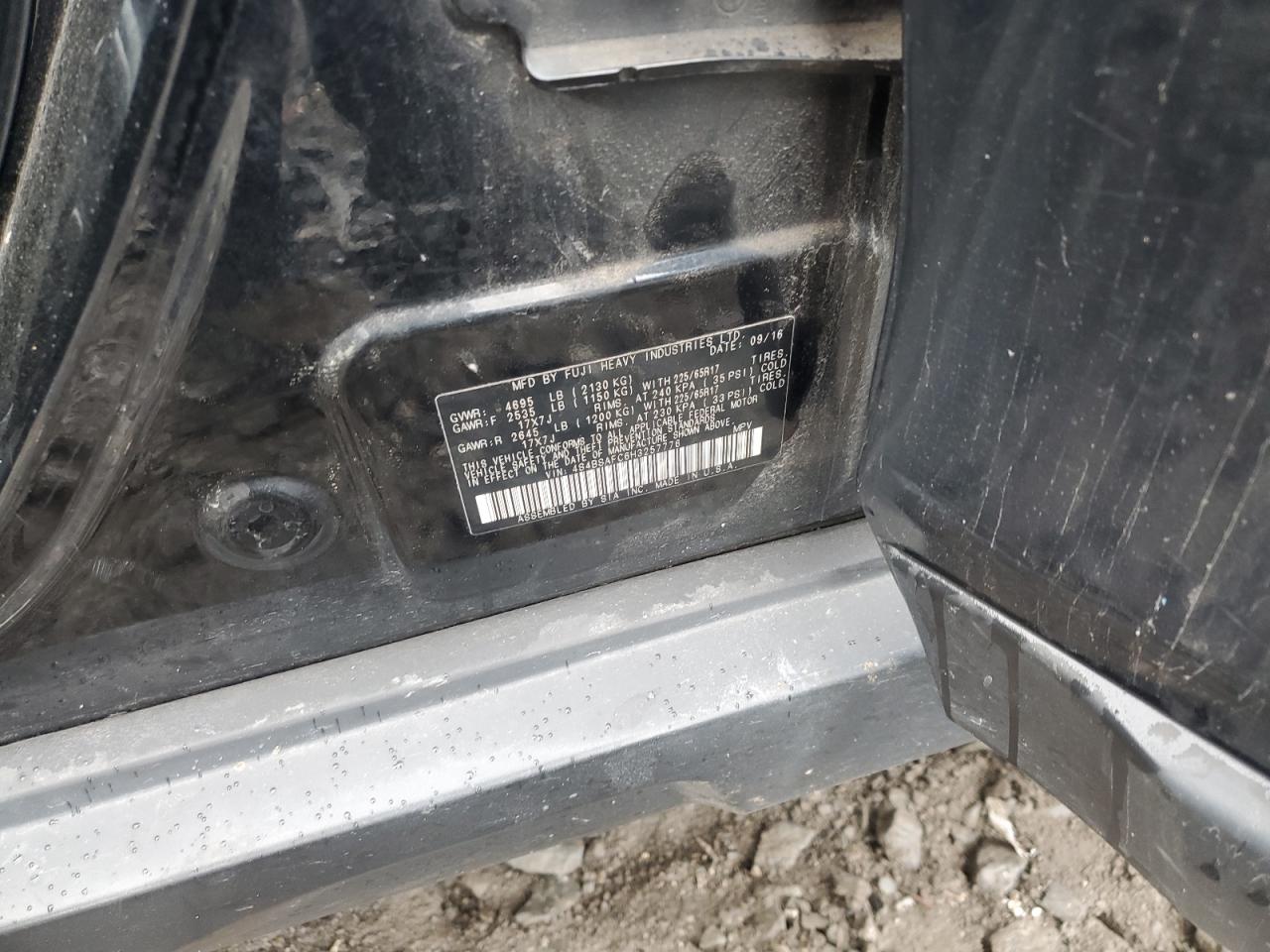 SUBARU OUTBACK 2.5I PREMIUM