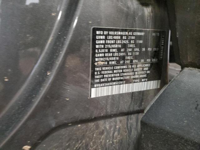 2014 VOLKSWAGEN TIGUAN S #3296290521