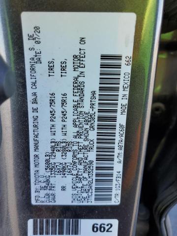 2020 TOYOTA TACOMA DOU - 3TMCZ5AN2LM352590