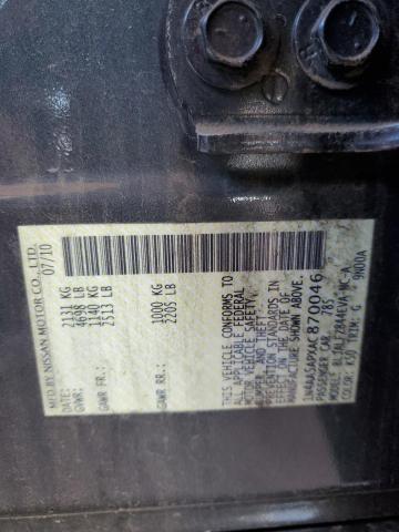 2010 NISSAN MAXIMA S - 1N4AA5APXAC870046