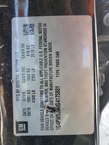 2016 BUICK VERANO SPO 1G4PW5SK8G4175801