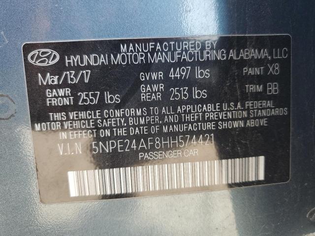 2017 HYUNDAI SONATA SE 5NPE24AF8HH574421