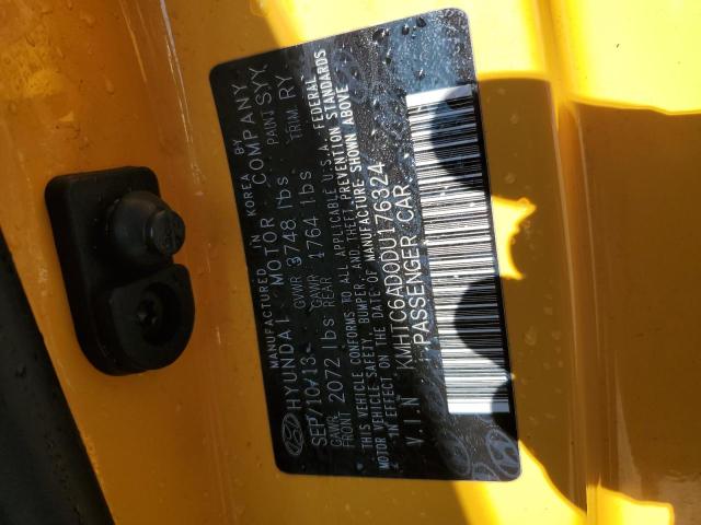 2013 HYUNDAI VELOSTER #3282604890