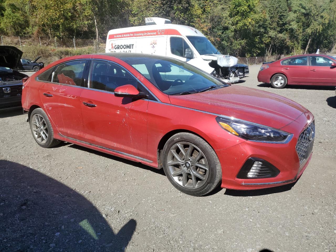 Lot #3274651948 2018 HYUNDAI SONATA SPORT