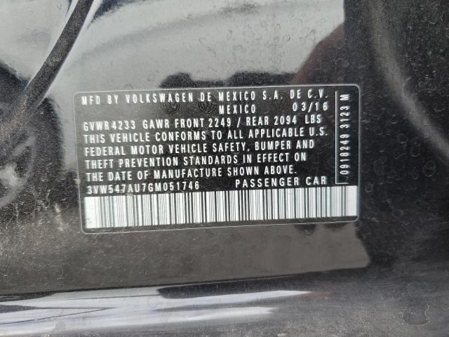 2016 VOLKSWAGEN GTI S/SE #3265396582