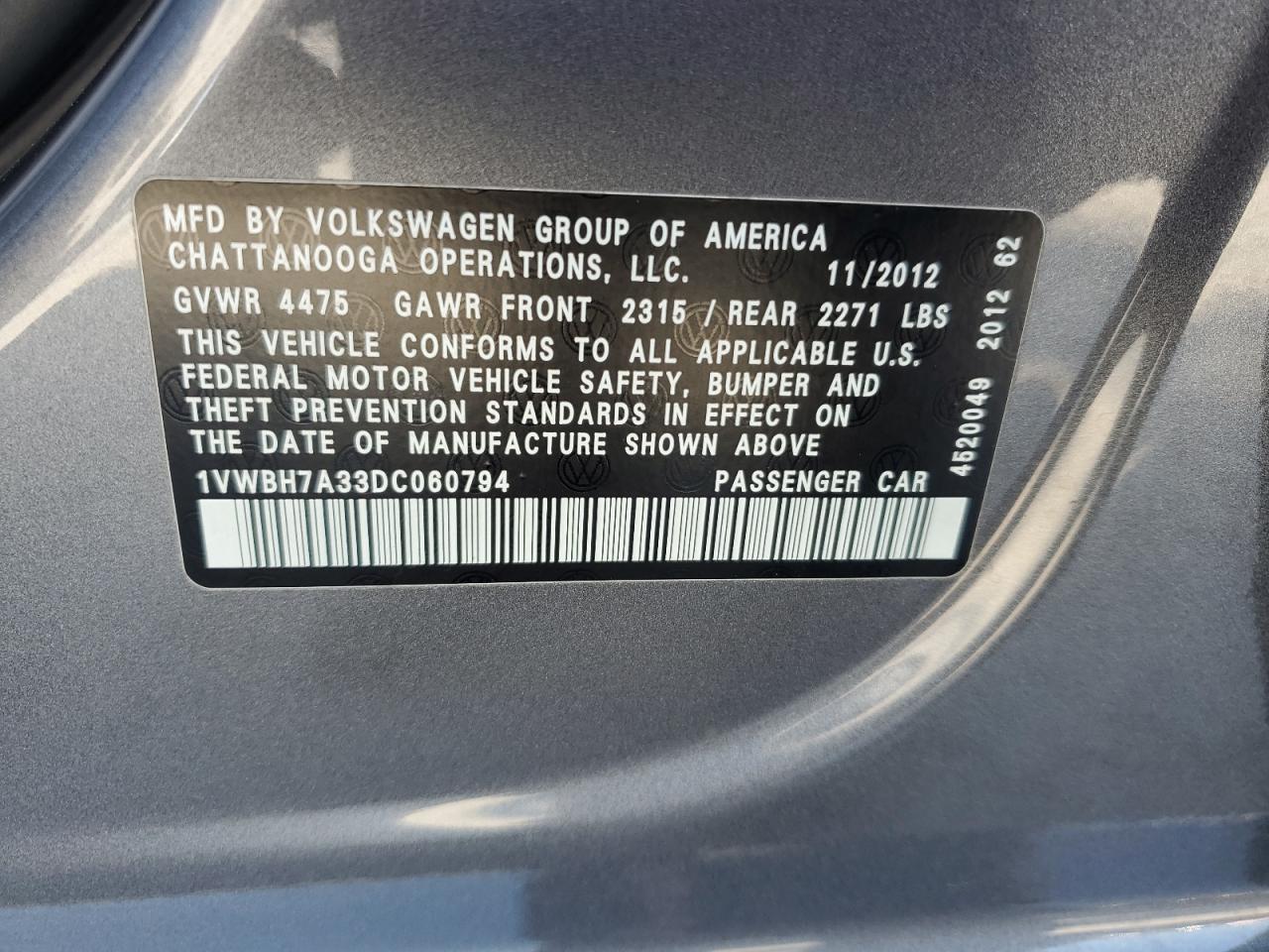 VOLKSWAGEN PASSAT SE