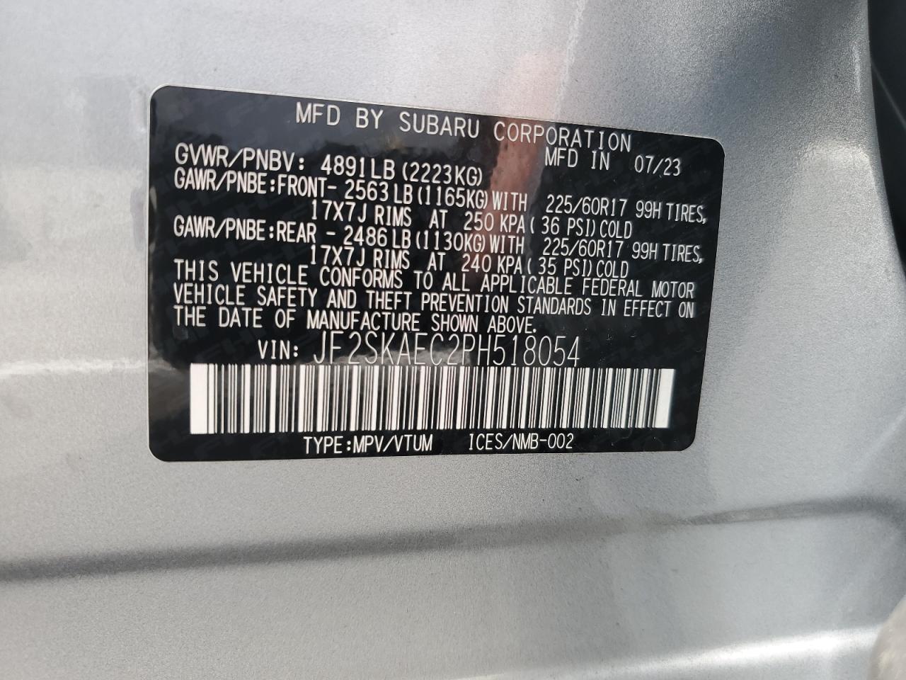 SUBARU FORESTER PREMIUM