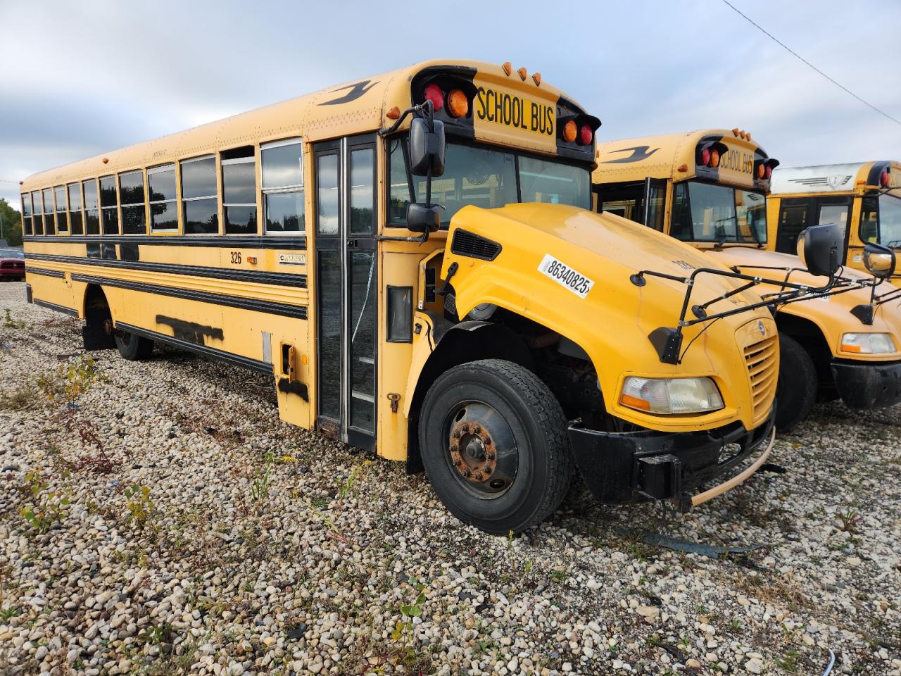 Lot #3268363265 2012 BLUE BIRD SCHOOL BUS