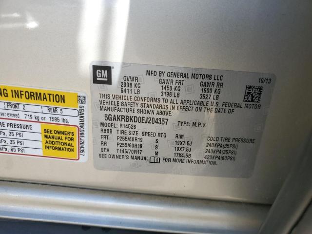 2014 BUICK ENCLAVE #3291355158