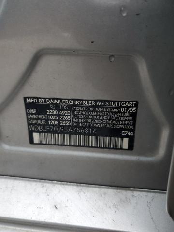 2005 MERCEDES-BENZ E 500 #3285651311