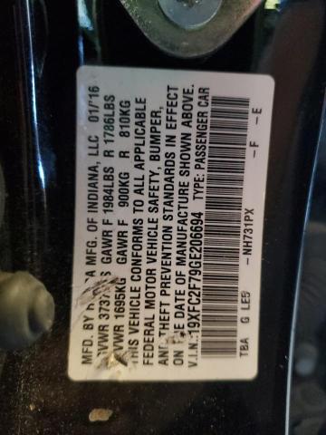 2016 HONDA CIVIC EX - 19XFC2F79GE206694