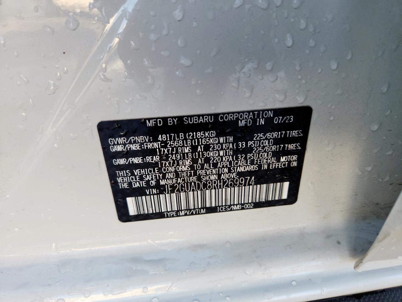 SUBARU CROSSTREK PREMIUM