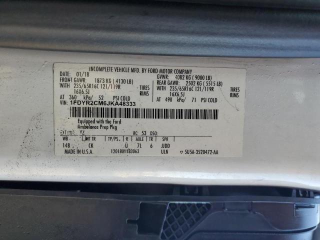 2018 FORD TRANSIT #3281385019