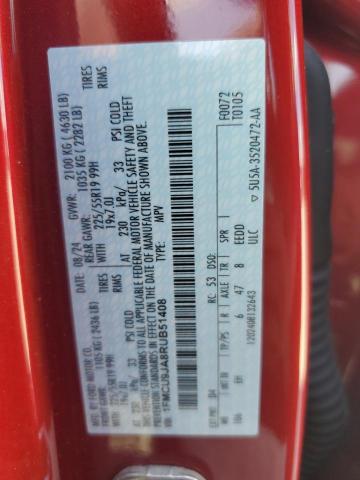 2024 FORD ESCAPE PLA 1FMCU9JA8RUB51408