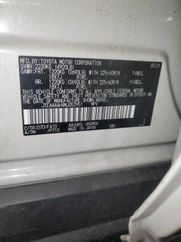 2021 TOYOTA VENZA LE - JTEAAAAH4MJ052951