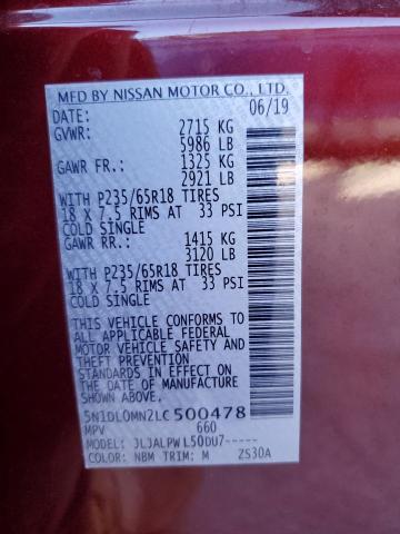 2020 INFINITI QX60 LUXE #3301782352