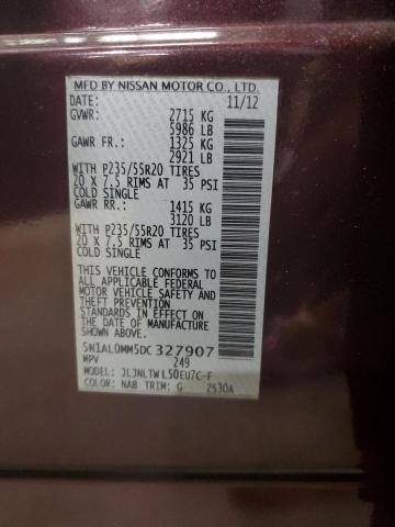 2013 INFINITI JX35 - 5N1AL0MM5DC327907