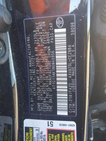 2022 TOYOTA CAMRY LE #3286525152