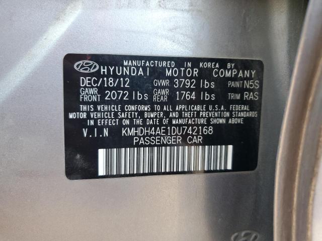 2013 HYUNDAI ELANTRA GL - KMHDH4AE1DU742168