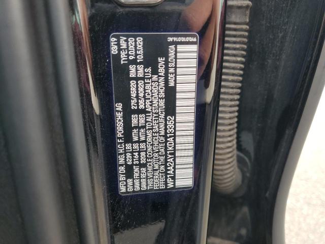 2019 PORSCHE CAYENNE WP1AA2AY1KDA13352