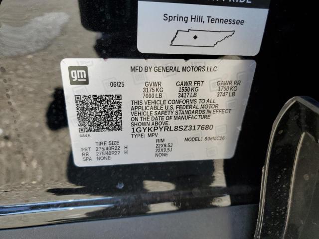 2025 CADILLAC LYRIQ SPOR 1GYKPYRL8SZ317680