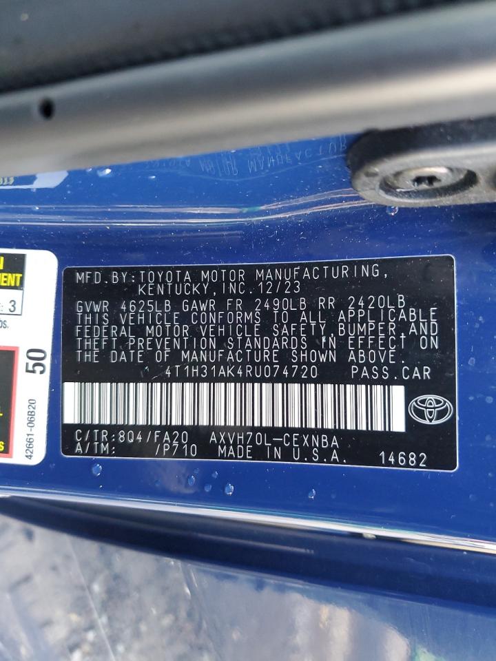 Lot #3301776360 2024 TOYOTA CAMRY LE